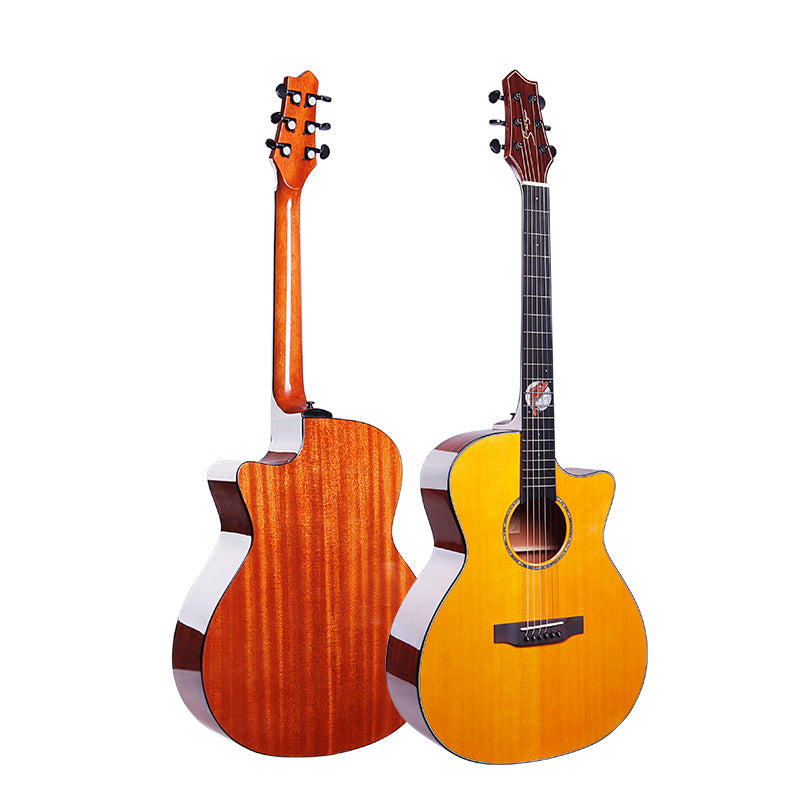 Smiger M-D10S Solid Top Dreadnought Acoustic Guitar
