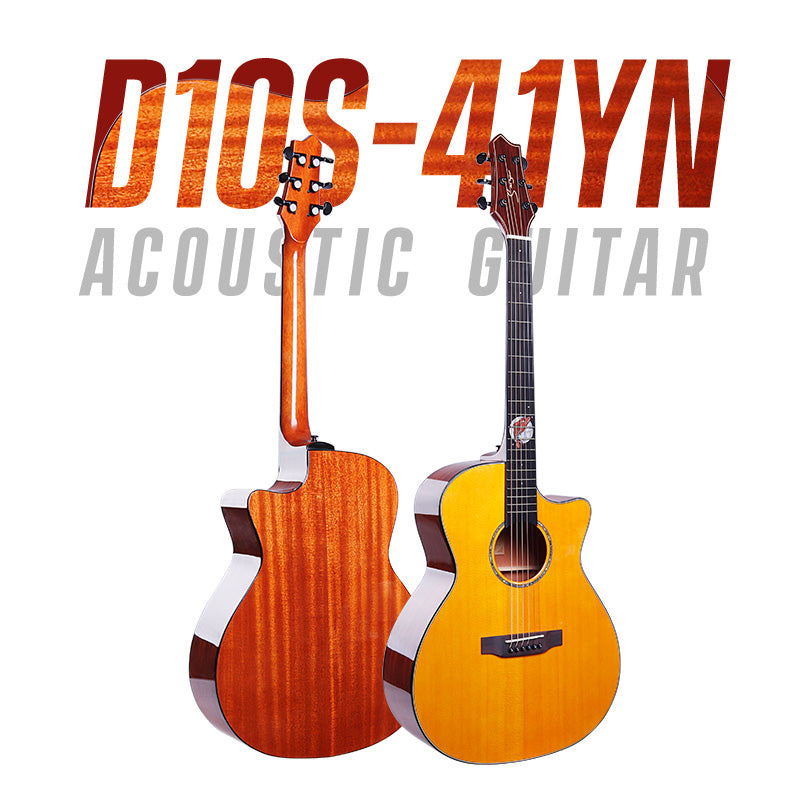 Smiger M-D10S Solid Top Dreadnought Acoustic Guitar
