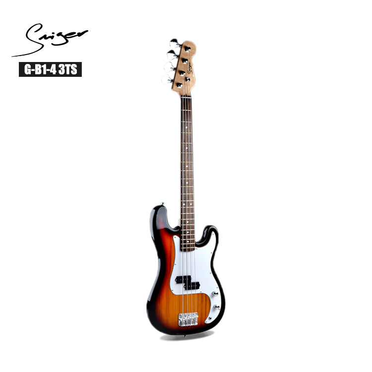 Smiger G-B1-4 Electric Bass Guitar Bundle