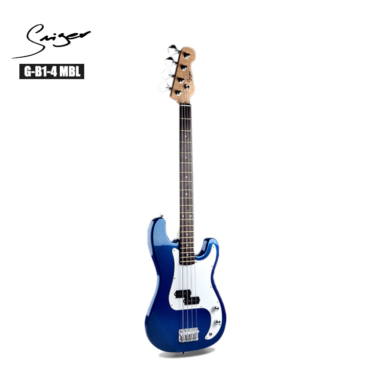 Smiger G-B1-4 Electric Bass Guitar Bundle